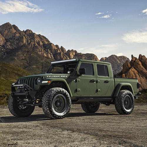 Black Rhino ABRAMS Textured Matte Gunmetal 17x9.5 -18